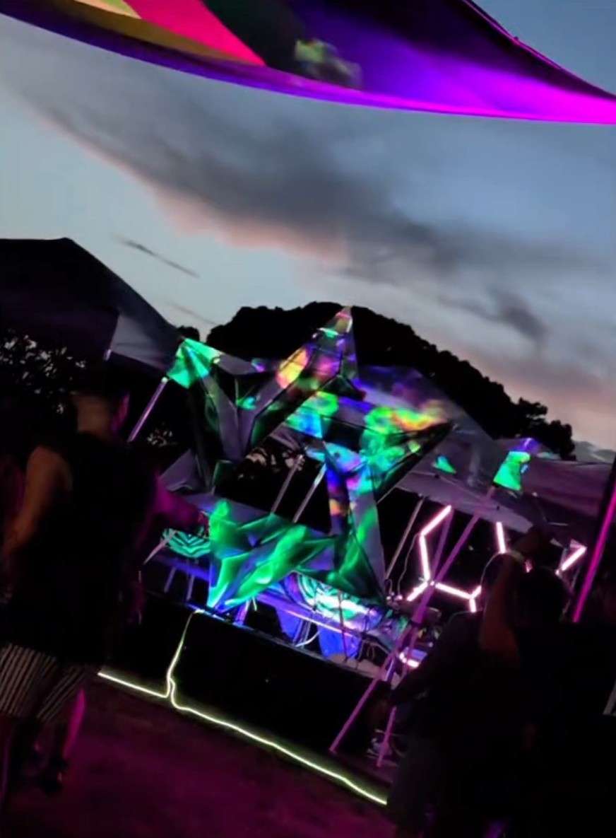 Ilumina Festival Stage - Detail shot